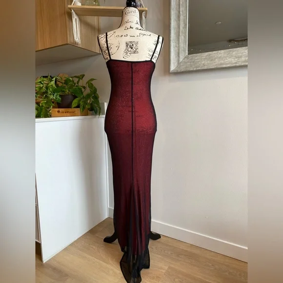 90s Vintage Maxi Dress - Picture 2 of 4